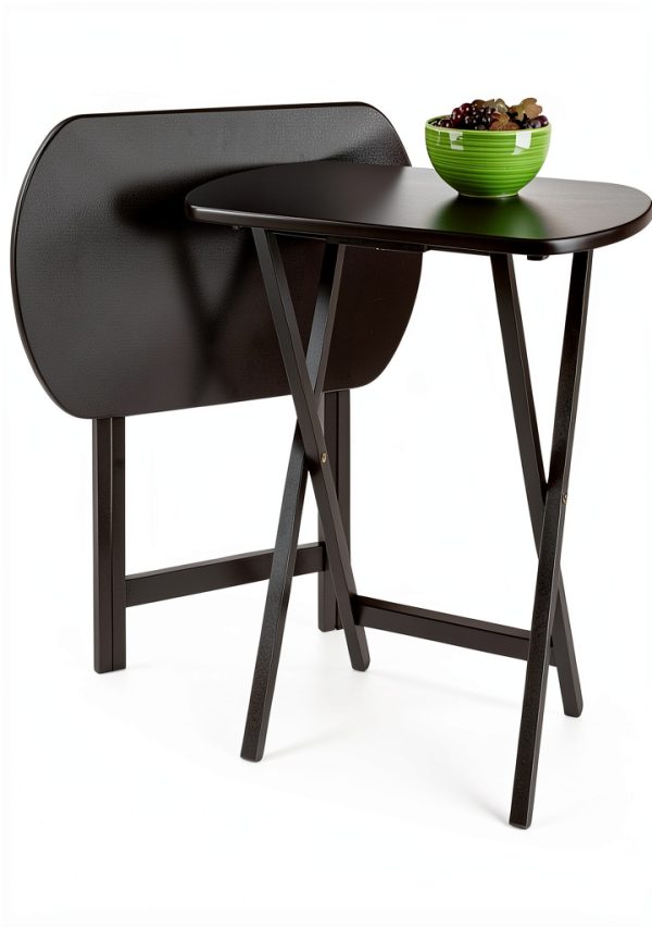 Winsome Cade Snack Table Coffee Finish Durable Wood Design-7