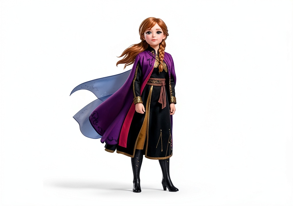 RoomMates Frozen 2 wall decals applied to a child's bedroom wall