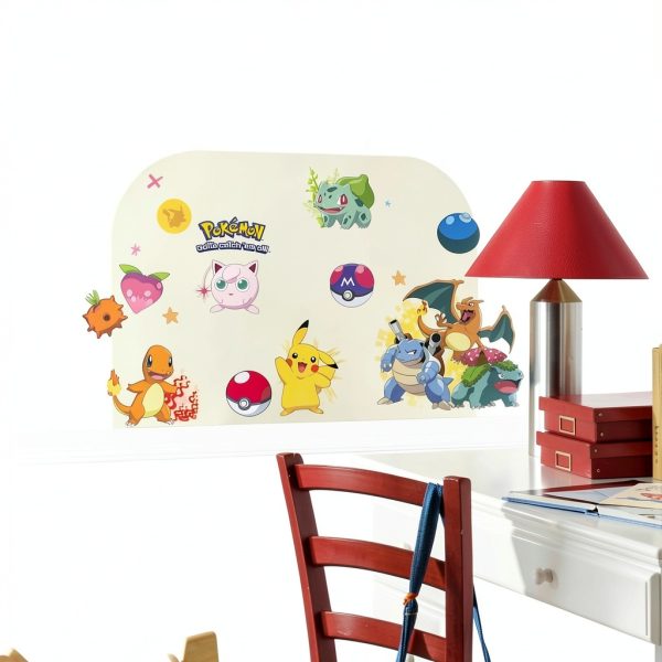 Pokemon Wall Decals RoomMates Removable Peel Stick-1
