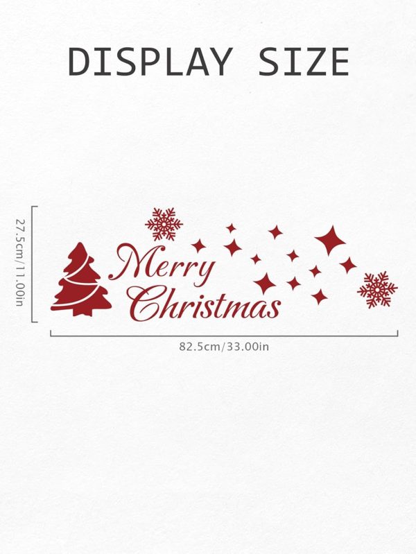 MoharWall Christmas Tree Wall Sticker Die Cut Indoor Decor-3