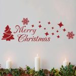 MoharWall Christmas Tree Wall Sticker Die Cut Indoor Decor-0