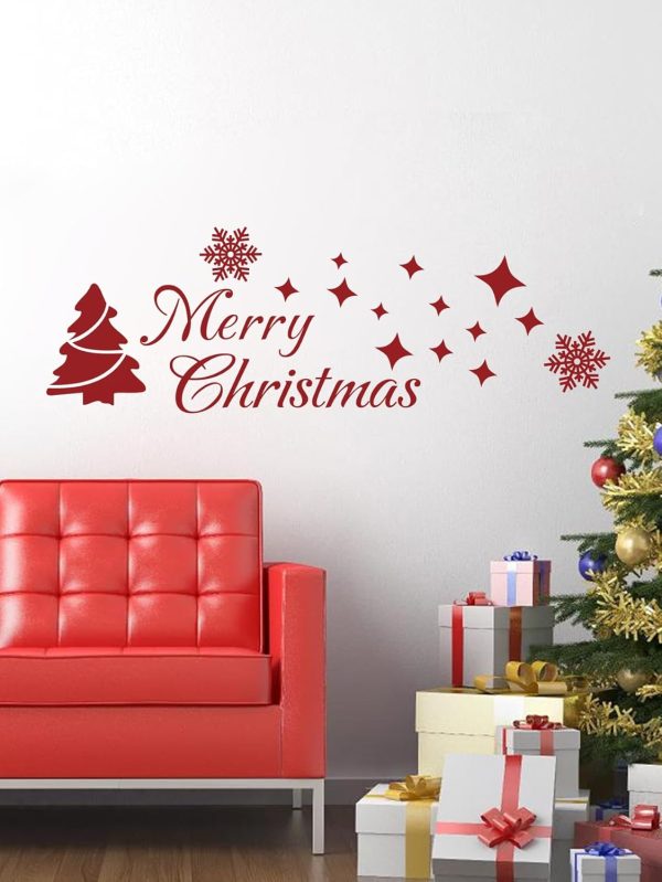 MoharWall Christmas Tree Wall Sticker Die Cut Indoor Decor-2
