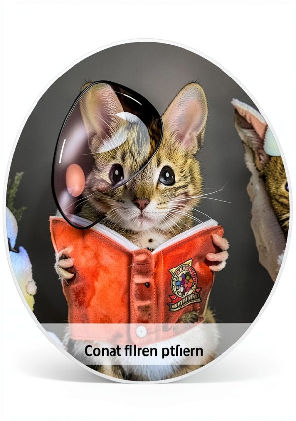 Lumiere Tech Funny Mouse Wall Stickers Waterproof Antique-1