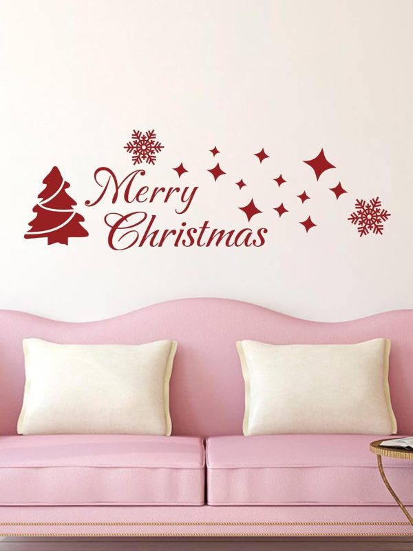 MoharWall Christmas Tree Wall Sticker Die Cut Indoor Decor-1