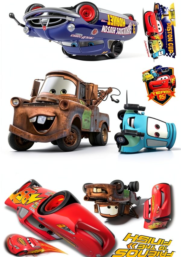 RoomMates Disney Pixar Cars Wall Decals Peel Stick-0