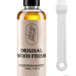GENLEXON Wood Stain Oil-Wax Finish 130ml Natural Yellow Satin-0