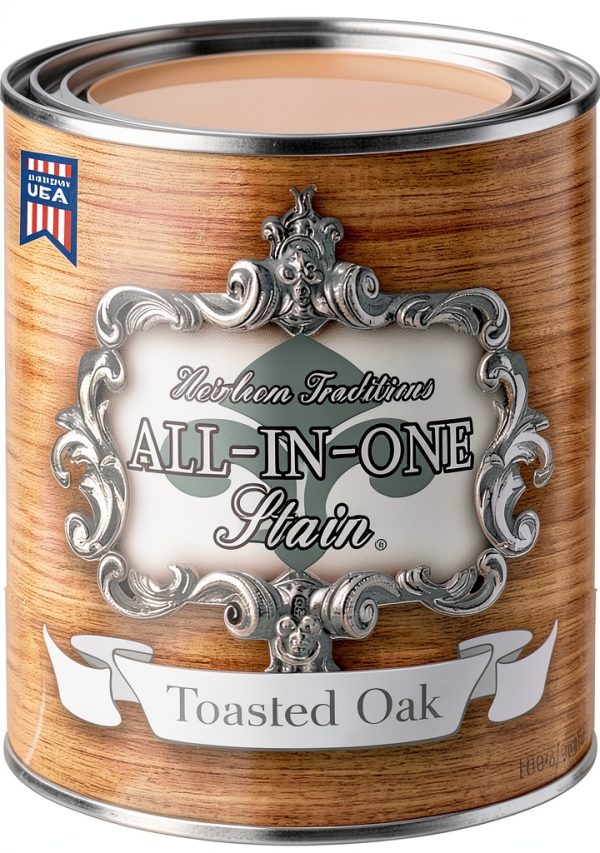 Heirloom Traditions Gel Stain 16oz Toasted Oak Oil‑Based Finish-0