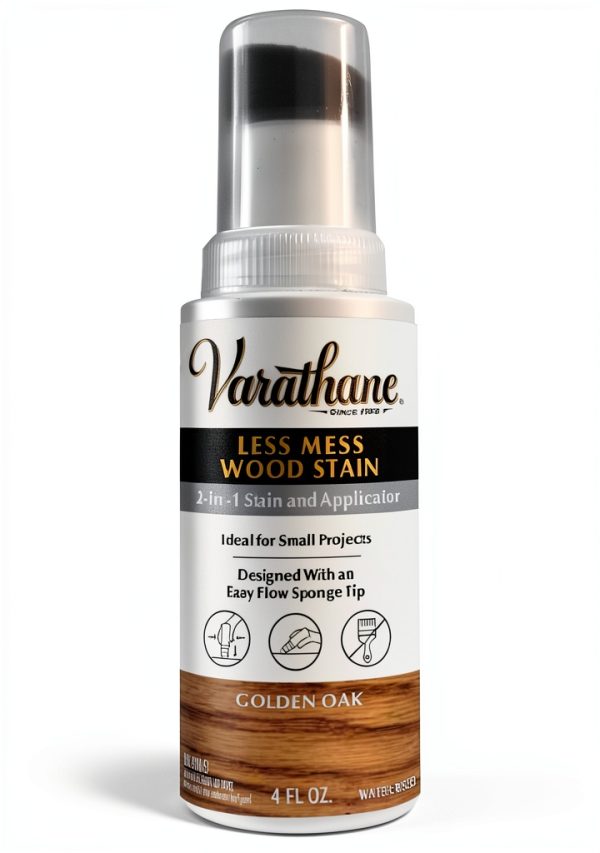 Varathane Golden Oak Wood Stain 4oz Less Mess Matte Finish-0