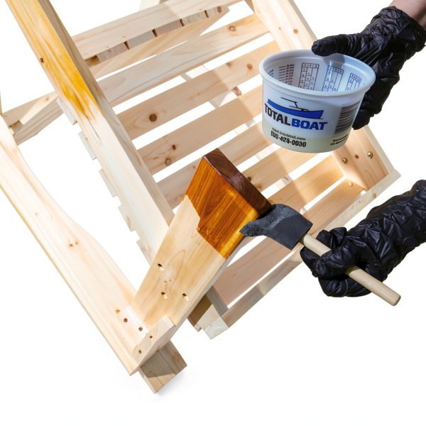 TotalBoat Wood Epoxy Sealant 1.5 Gallon Marine Grade Wood Hardener-3