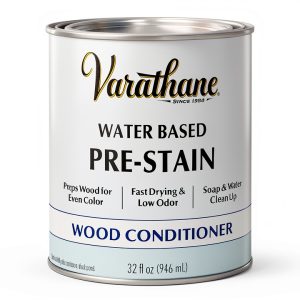 Varathane Pre Stain Wood Conditioner Water Based Low Odor 2 Quart Pack-0