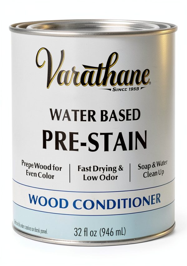 Varathane Pre Stain Wood Conditioner Water Based Low Odor 2 Quart Pack-2