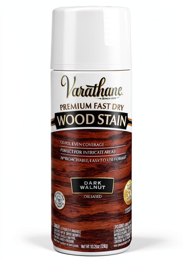 Varathane Premium Fast Dry Wood Stain Spray 10.25 oz Dark Walnut-0