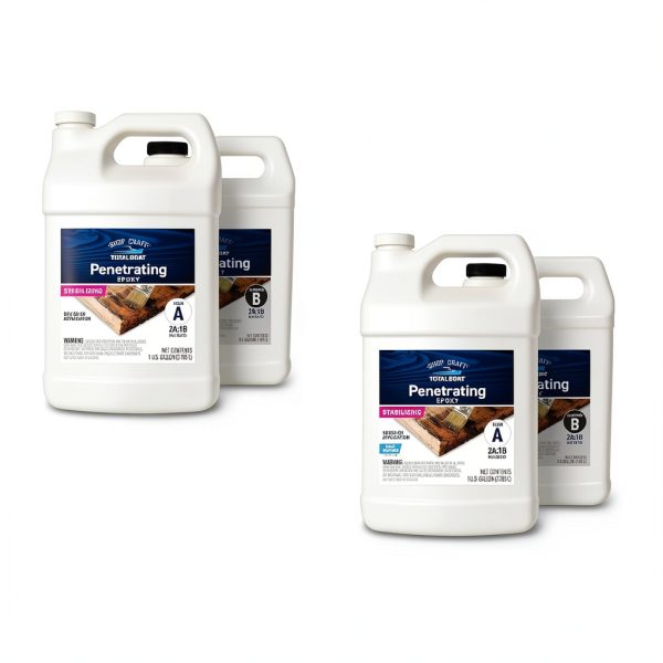 TotalBoat Wood Epoxy Sealant 1.5 Gallon Marine Grade Wood Hardener-4
