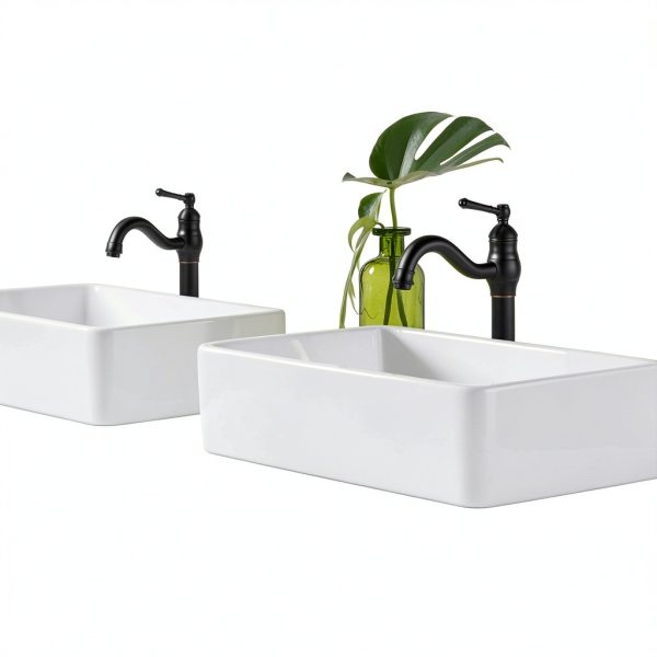 Single Handle Vessel Faucet gotonovo 360° Swivel Oil Rubbed Bronze-8