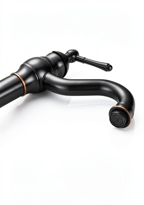 Single Handle Vessel Faucet gotonovo 360° Swivel Oil Rubbed Bronze-6