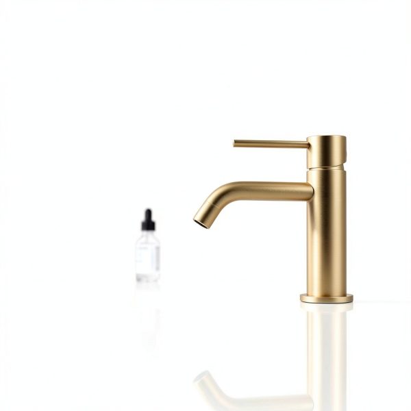 Brushed Gold Bathroom Faucet JXMMP Single Handle with Pop Up Drain-4